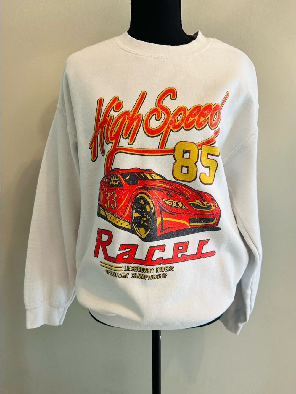 Altar'd State Cream Crewneck Sweatshirt